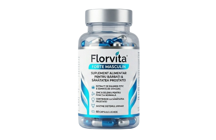 Florvita – flacon 60 capsule pentru sănătatea prostatei